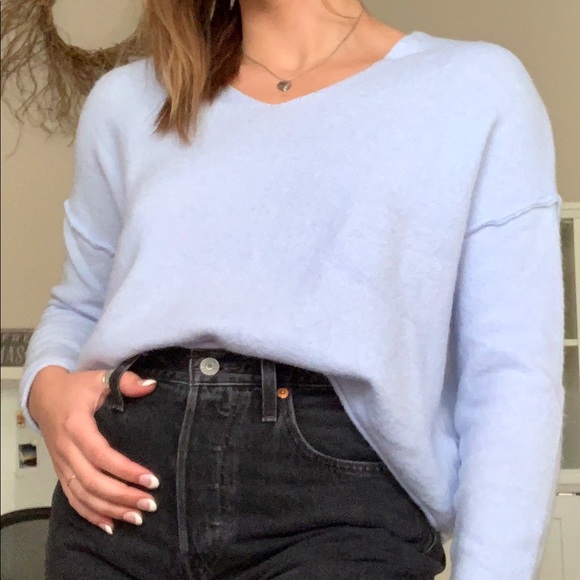 H&M Light Blue Sweater - Picture 1 of 4